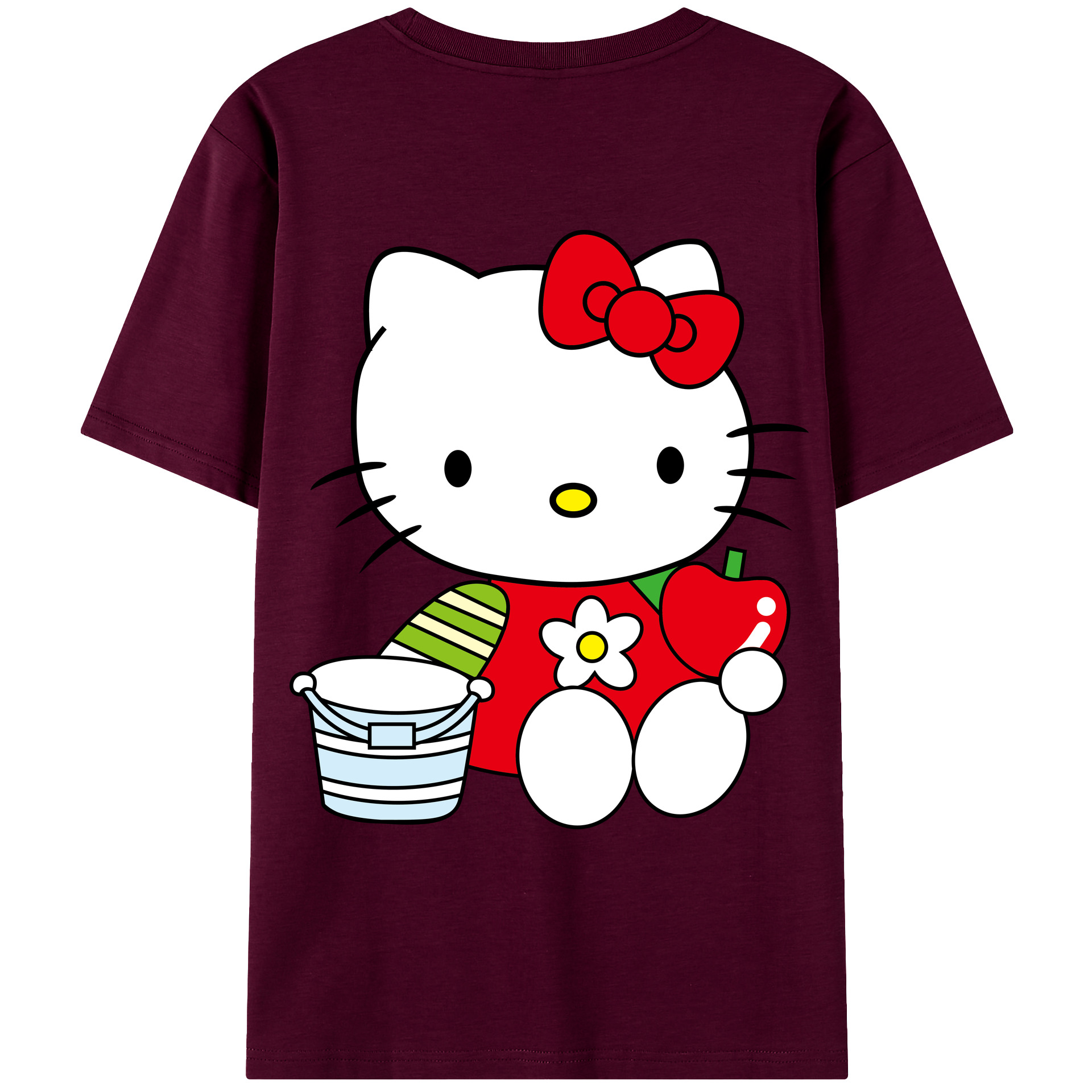 （画像用） Hello Kitty ハローキティ レディース半袖Tシャツ(バックプリント)